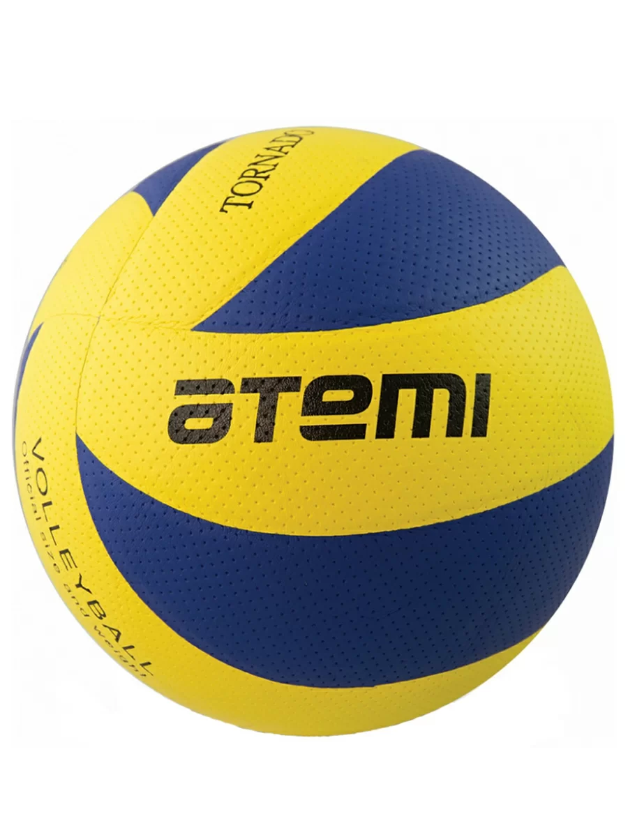 Фото Мяч волейбольный Atemi Tornado PVC желт-син со склада магазина СпортСЕ