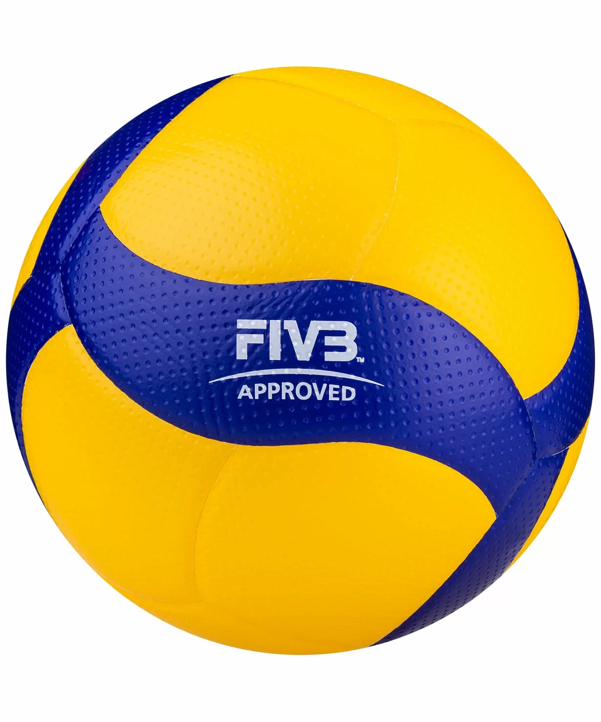 Фото Мяч волейбольный Mikasa V300W FIVB Appr синт.кожа клееный желто-синий УТ-00015699 со склада магазина СпортСЕ