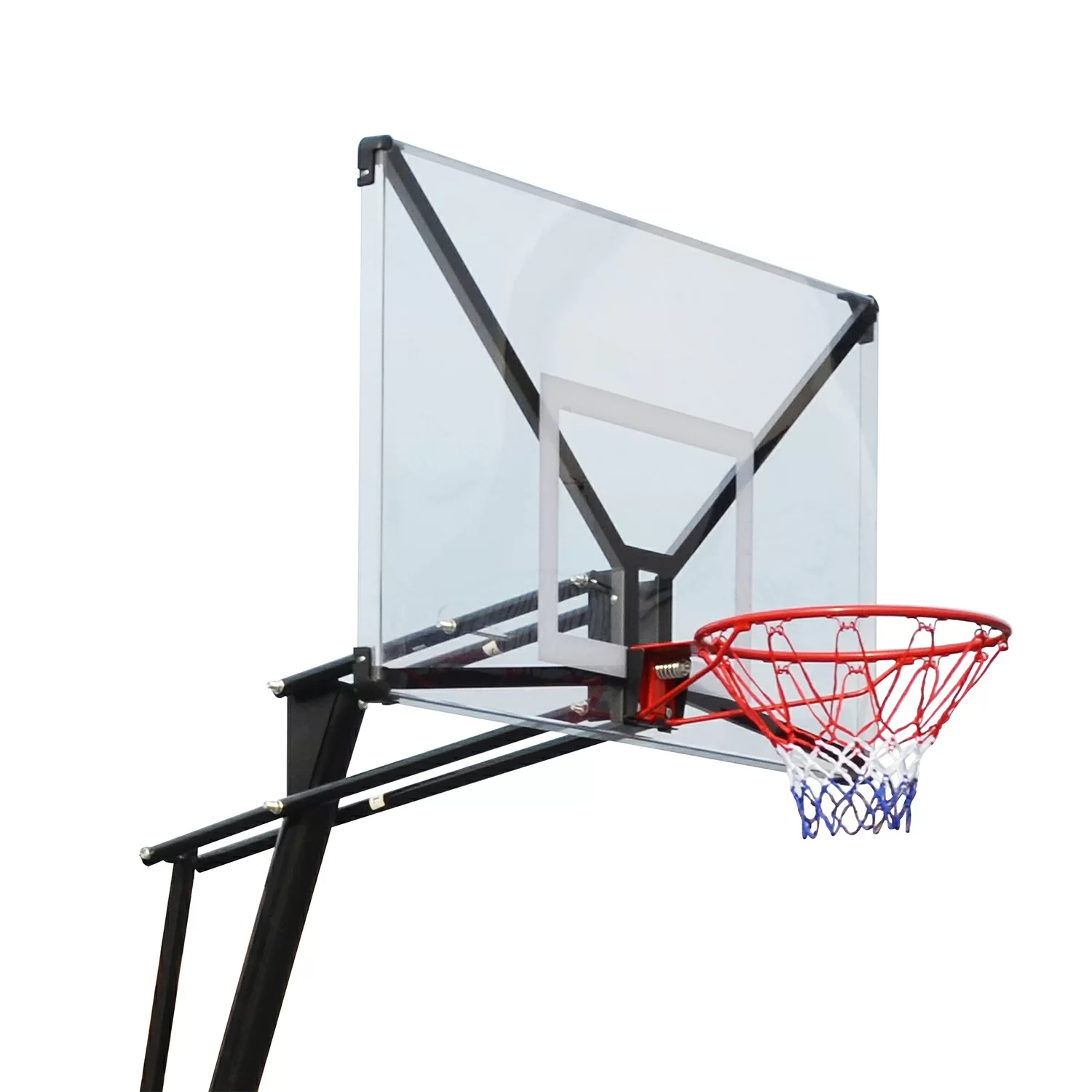 Фото Баскетбольная мобильная стойка DFC STAND54T 136x80см поликарбонат со склада магазина СпортСЕ
