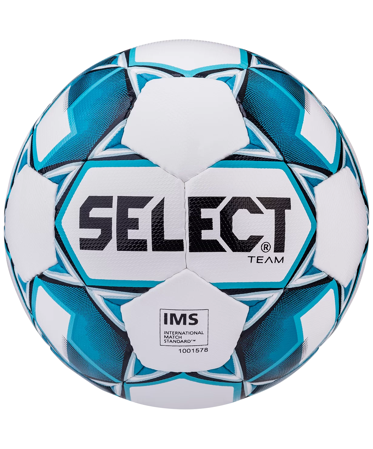 Фото Мяч футбольный Select Team IMS №5 белый/синий/черный 815419 со склада магазина СпортСЕ