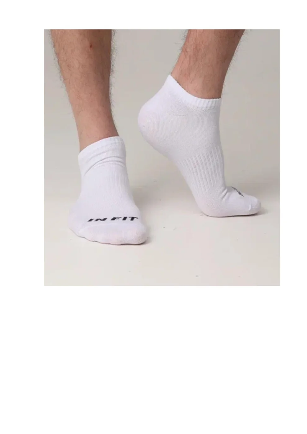  Носки In Fit низкие с язычком белый по низким ценам в Томске и Северске