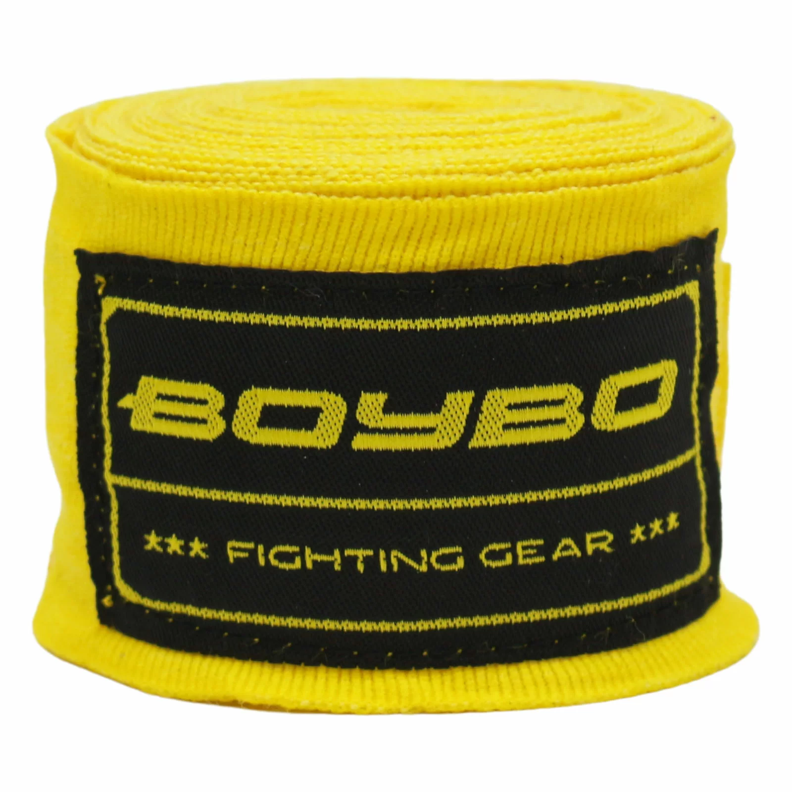 Фото Бинт боксерский 4.5 м х/б BoyBo желтый BB1001-14 со склада магазина СпортСЕ