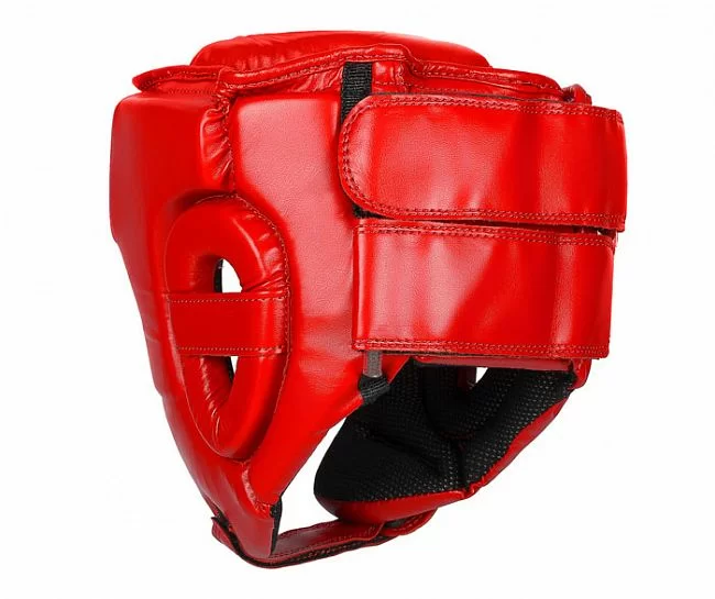  Шлем боксерский Clinch (РК) кож/зам красный  НФ-00005284 по низким ценам в Томске и Северске