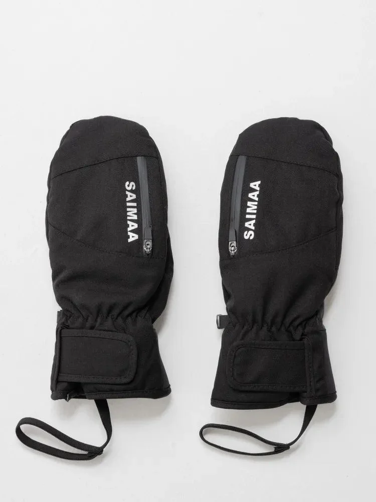  Варежки Saimaa горнолыжные унисекс GLO-46 чёрный по низким ценам в Томске и Северске