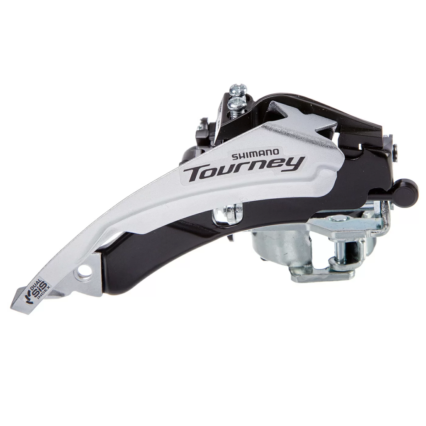 Фото Переключатель передний Shimano Tourney FD-TY500-TS6 нижн. хомут, Dual-Pull,For Rear 6/7-ск 31012197 со склада магазина СпортСЕ