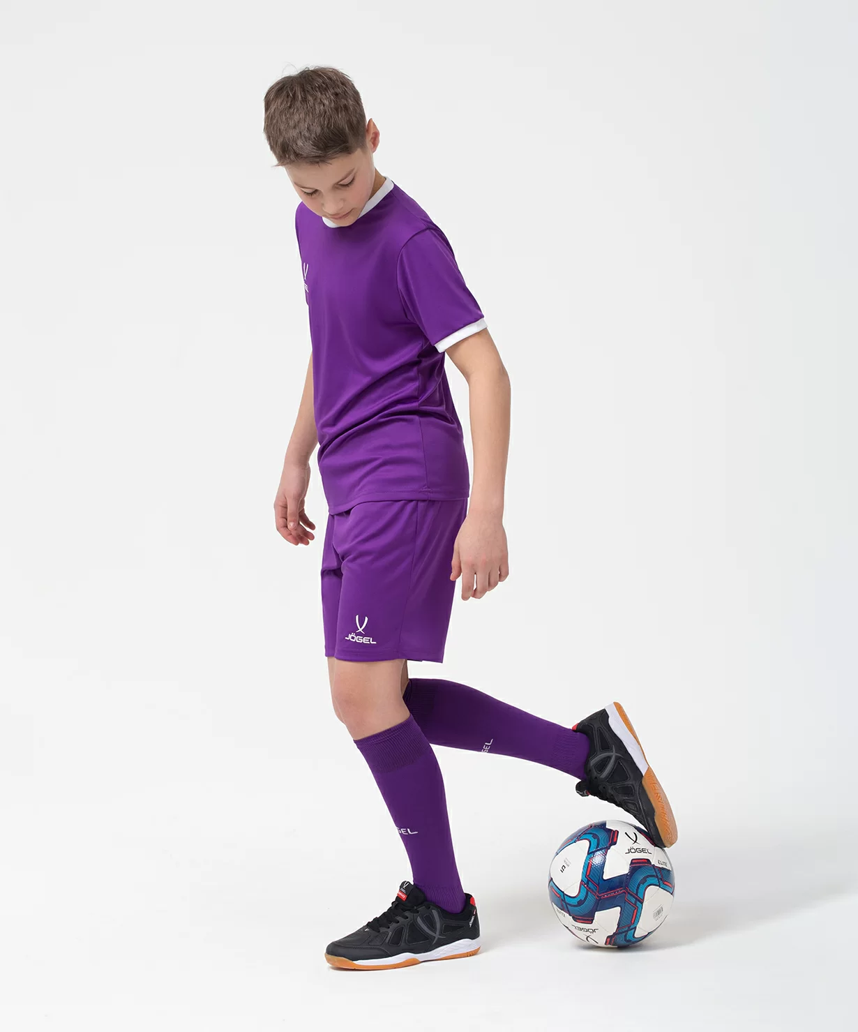 Фото Шорты игровые CAMP Classic Shorts, фиолетовый/белый, детский со склада магазина СпортСЕ