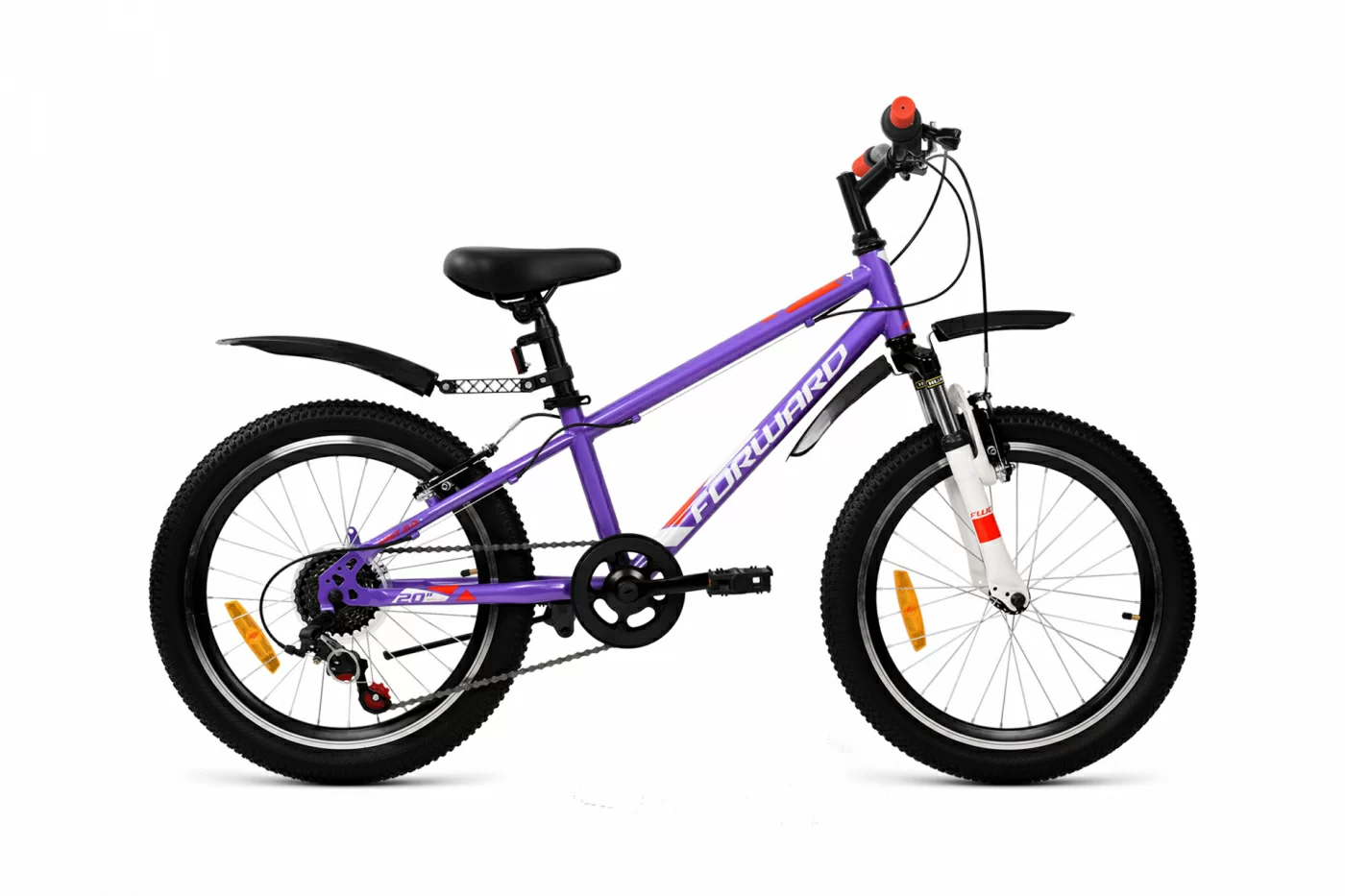 Фото Велосипед Forward Unit 20 2.2 (2021) фиолетовый/белый  RBKW1J106010 со склада магазина СпортСЕ