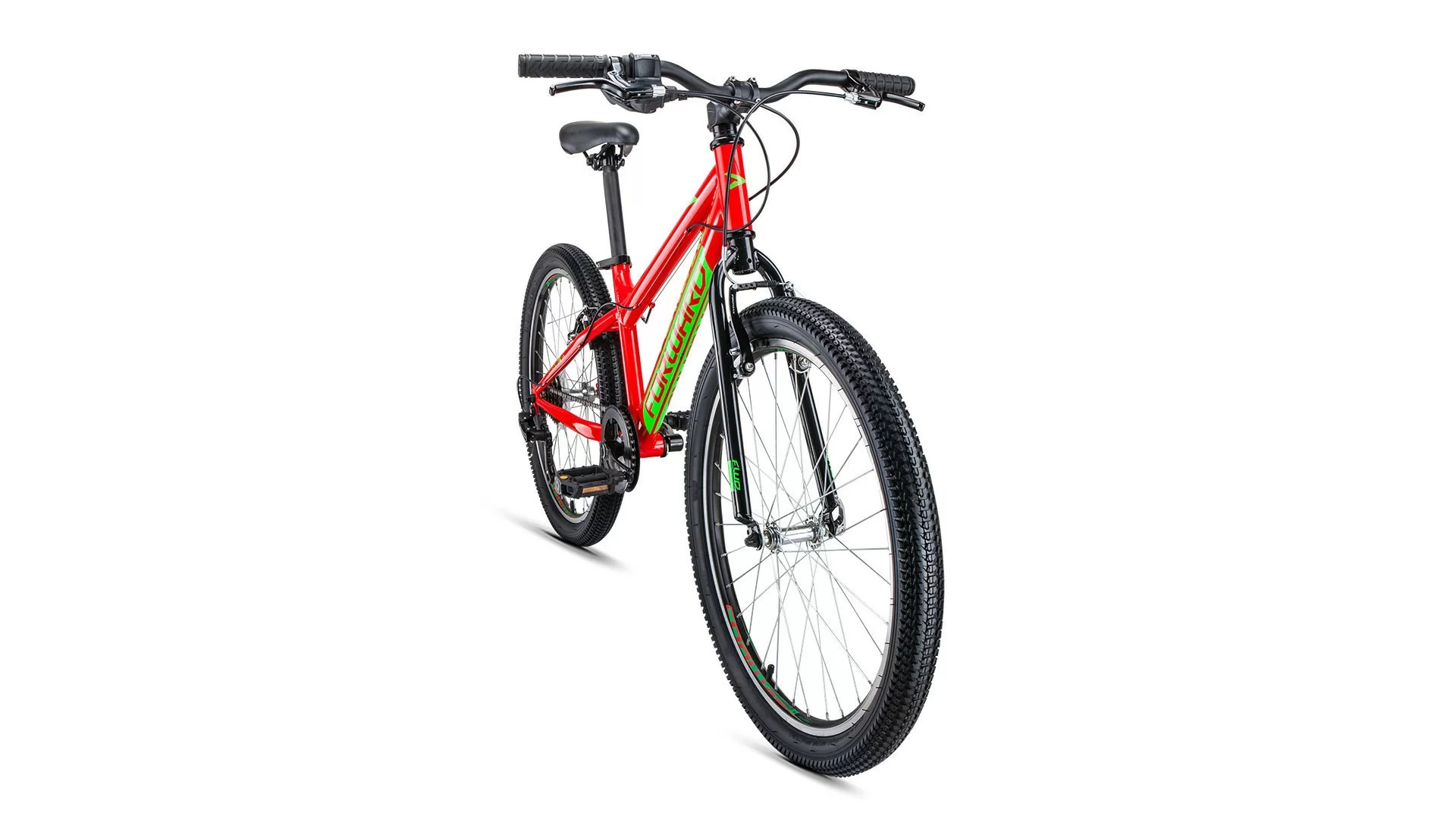 Фото Велосипед Forward Titan 24 1.0 (2020) красный RBKW01N46003 со склада магазина СпортСЕ