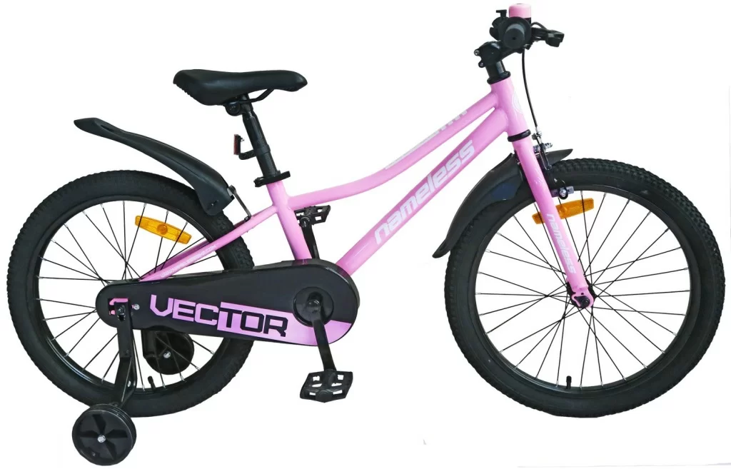 Фото Велосипед 18" Nameless VECTOR, розовый/белый (2024) со склада магазина СпортСЕ