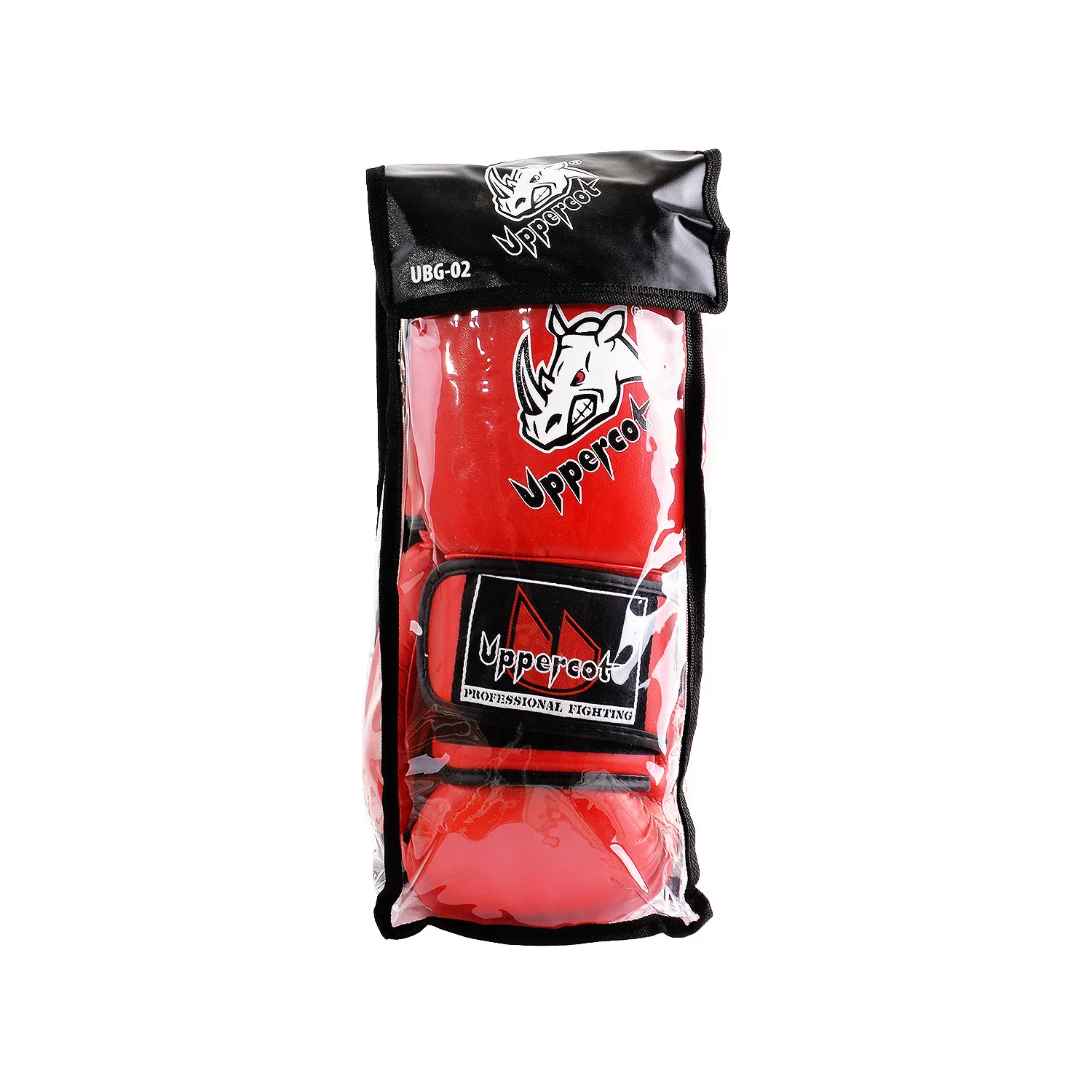 Фото Перчатки боксерские Uppercot UBG-02 DX красный со склада магазина СпортСЕ
