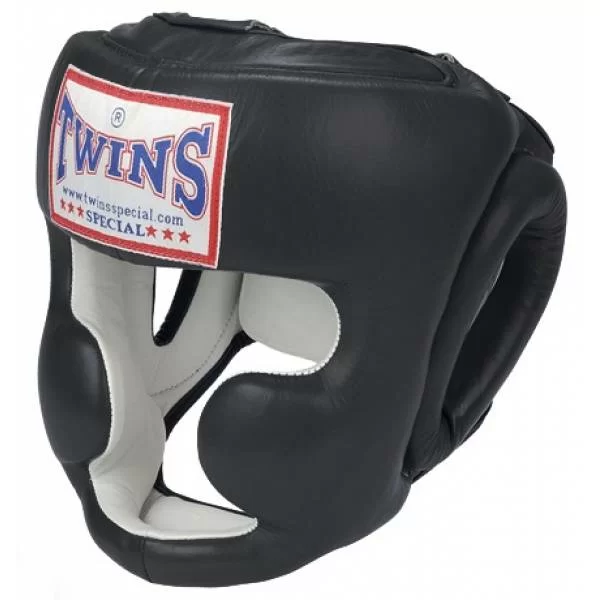 Фото Шлем боксерский TWINS HGL-6 черный размер XL со склада магазина СпортСЕ