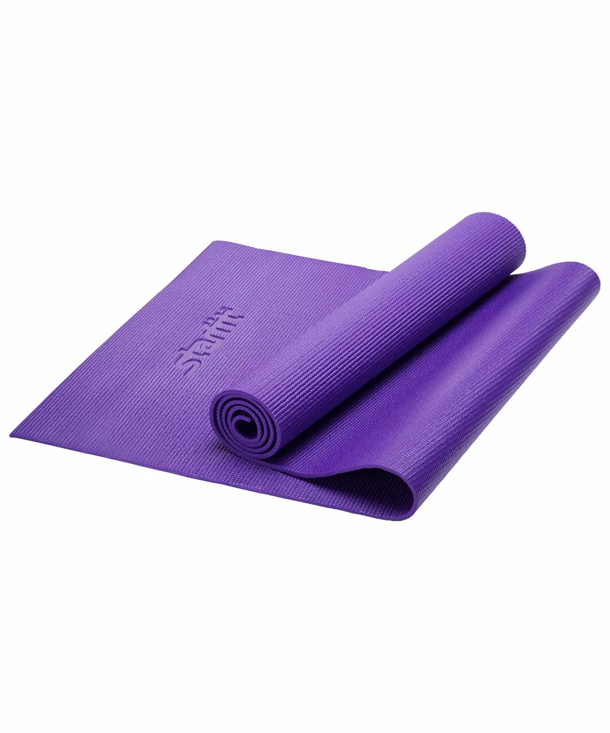 Фото Коврик для йоги StarFit FM-101 PVC 173x61x0,3 см, фиолетовый 1/20 8829 со склада магазина СпортСЕ