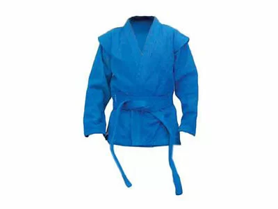 Фото Куртка для самбо Firuz синяя со склада магазина СпортСЕ