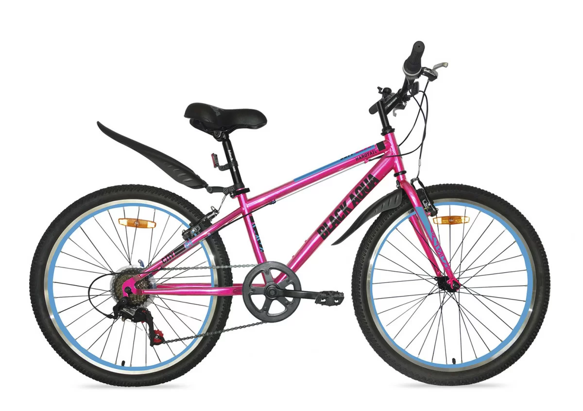 Фото Велосипед Black Aqua City 1401 V matt 24" (РФ) розовый GL-201VTR со склада магазина СпортСЕ