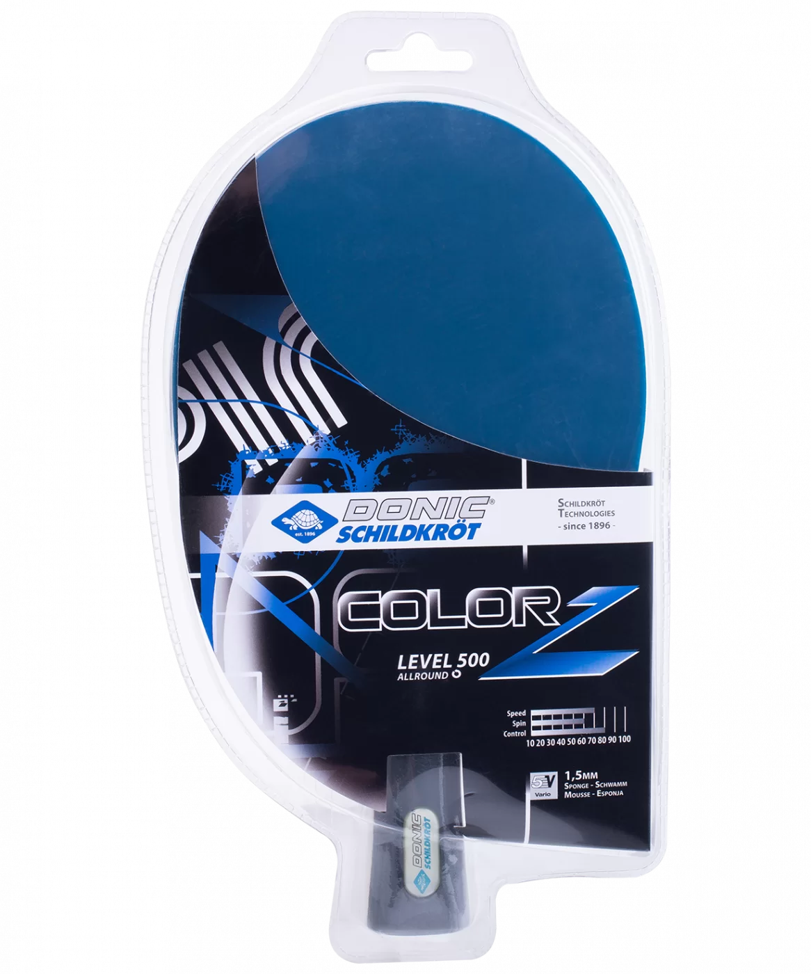Фото Ракетка для настольного тенниса Donic-Schildkröt Color Z Blue УТ-00018114 со склада магазина СпортСЕ