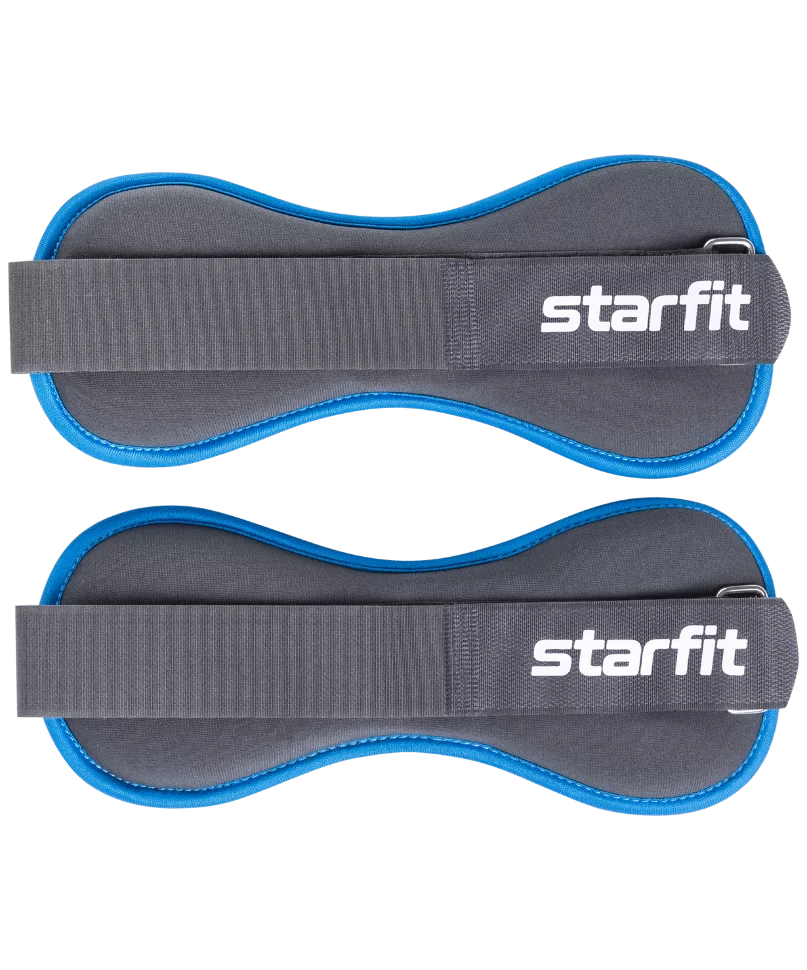  Утяжелители 0.5 кг х 2 шт StarFit WT-501 универсальные черно-синий УТ-00016669 по низким ценам в Томске и Северске