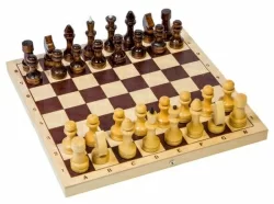 Шахматы обиходные в доске 290*145*46 Ш-1