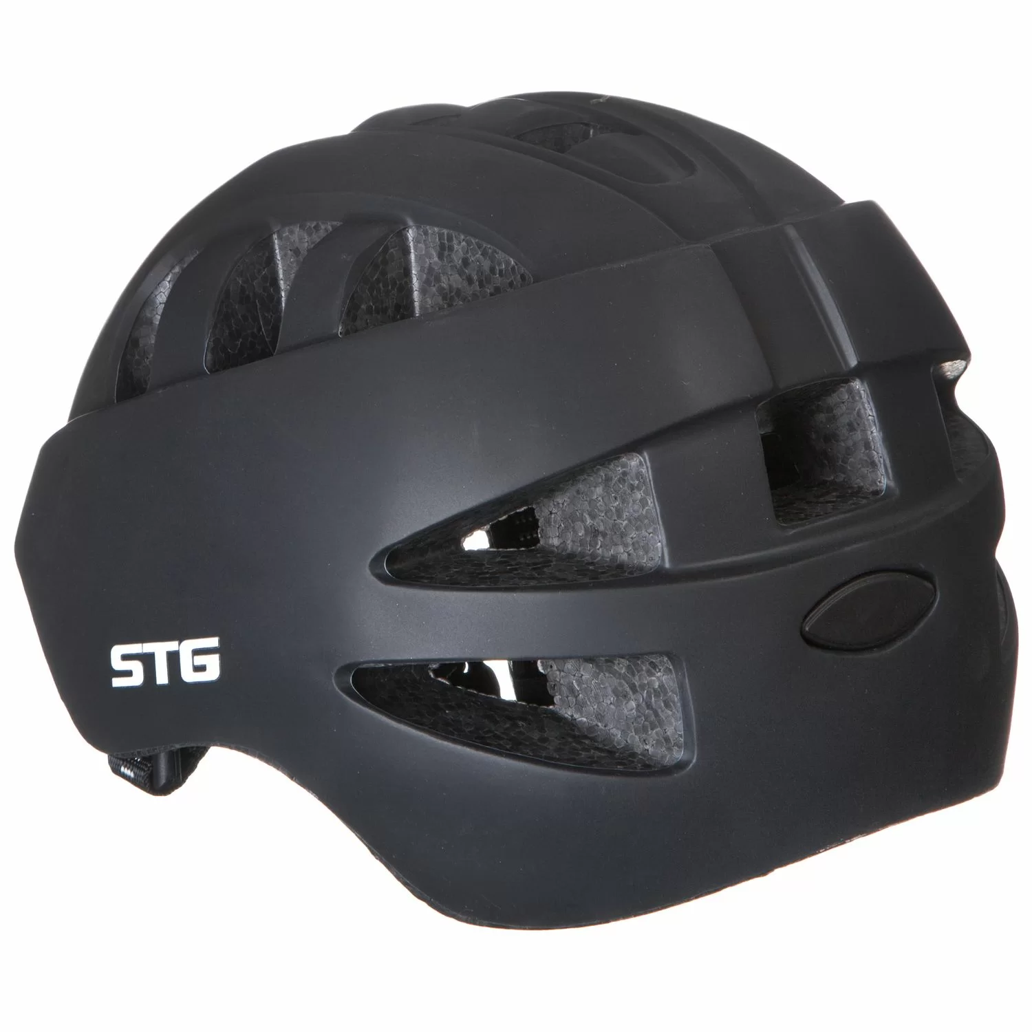Фото Шлем STG MA-2-B с фикс застежкой черный Х98568 со склада магазина СпортСЕ