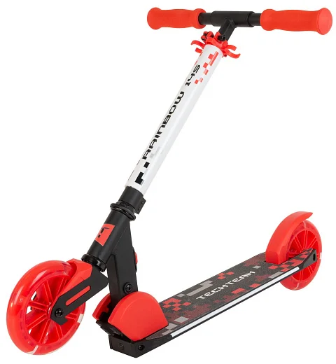 Самокат TechTeam Rainbow 145 black/red Самокат TechTeam Rainbow 145 black/red по низким ценам в Томске и Северске