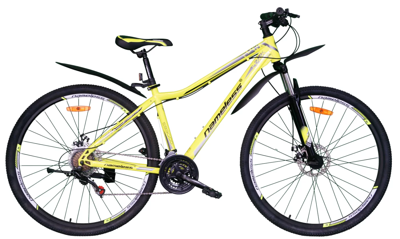 Фото Велосипед 29" Nameless S9300D, желтый/серый, 17" со склада магазина СпортСЕ