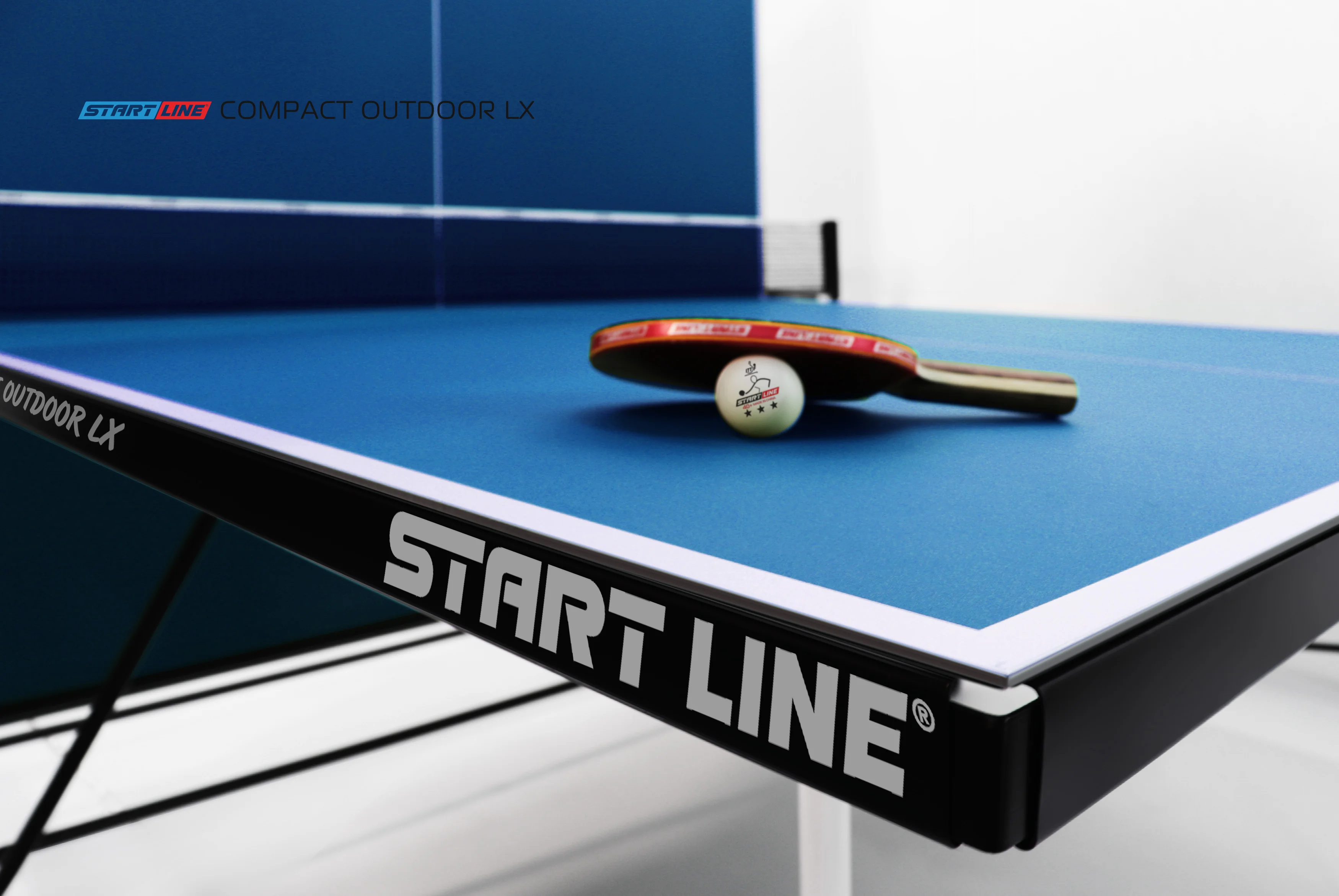  Стол теннисный Compact-2 LX Всепогодный Синий по низким ценам в Томске и Северске