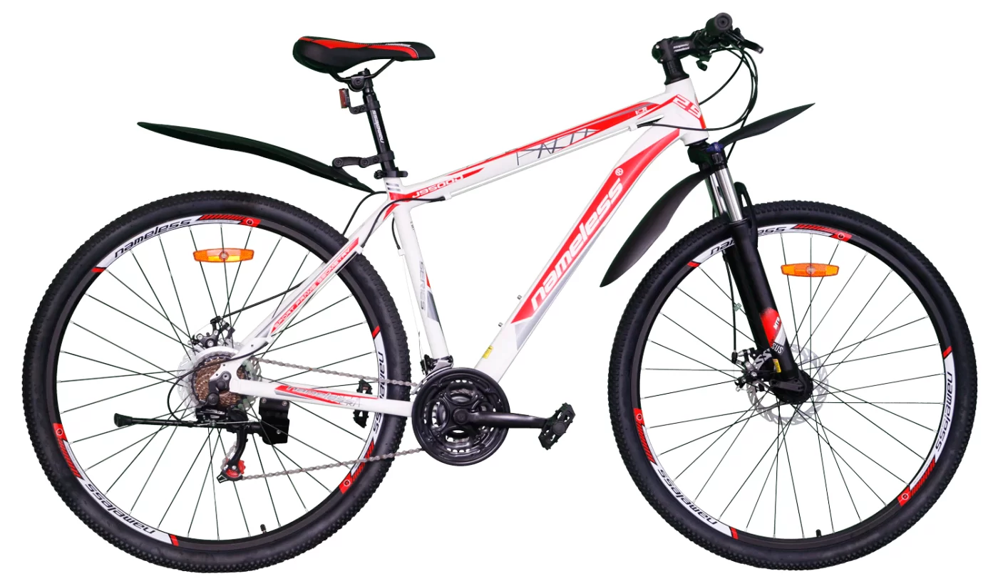 Фото Велосипед 29" Nameless J9500D, белый/красный, 19" со склада магазина СпортСЕ