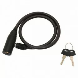 Замок, трос стальной 8х650 мм, с ключом