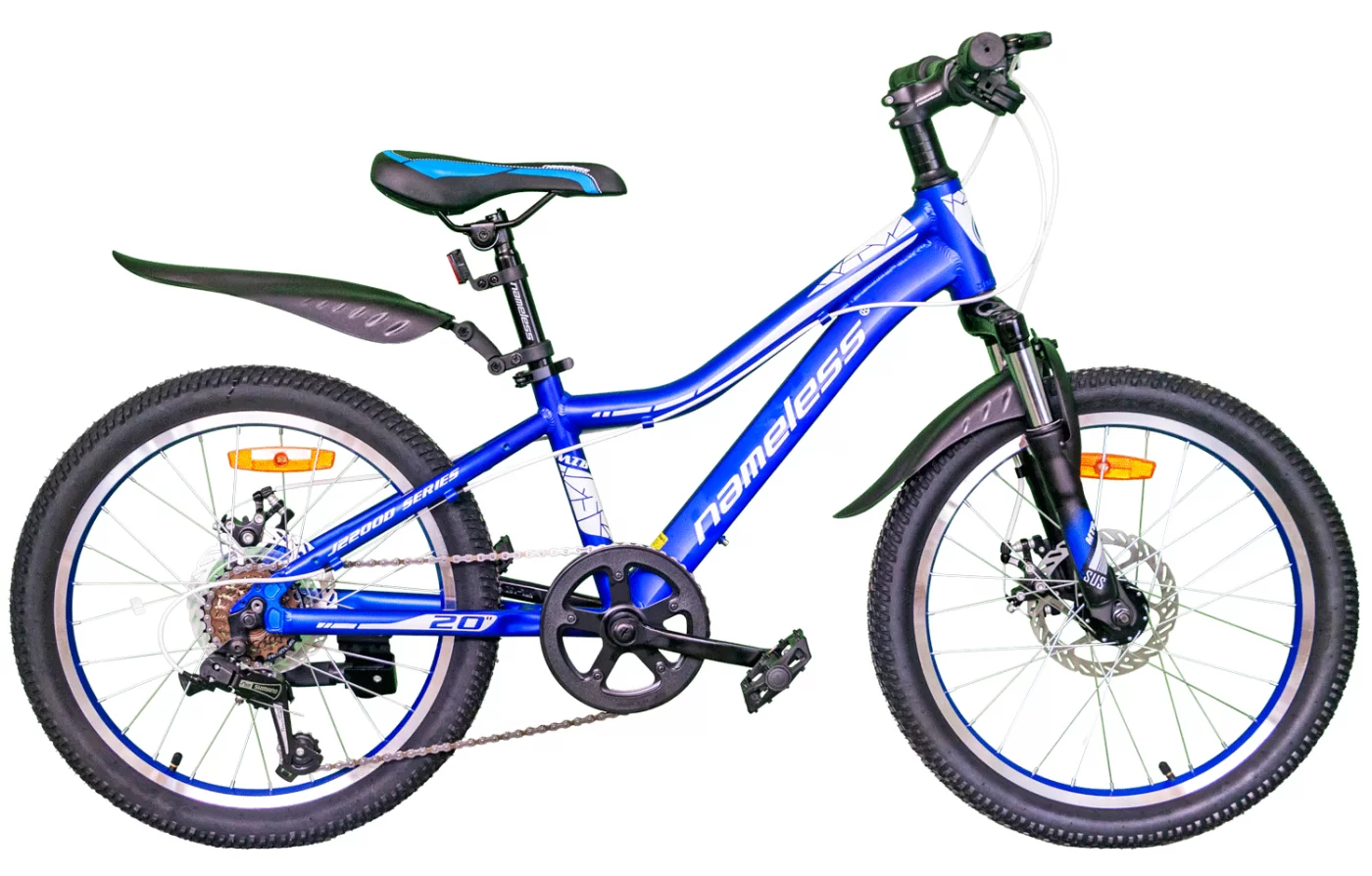 Фото Велосипед 20" Nameless J2200D, синий/белый, 11" (2021) со склада магазина СпортСЕ