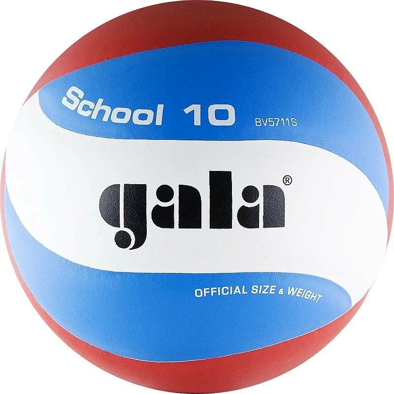 Фото Мяч волейбольный Gala School 10 р.5 синт.кожа ПУ  клеен бел-гол-кр BV5711S со склада магазина СпортСЕ