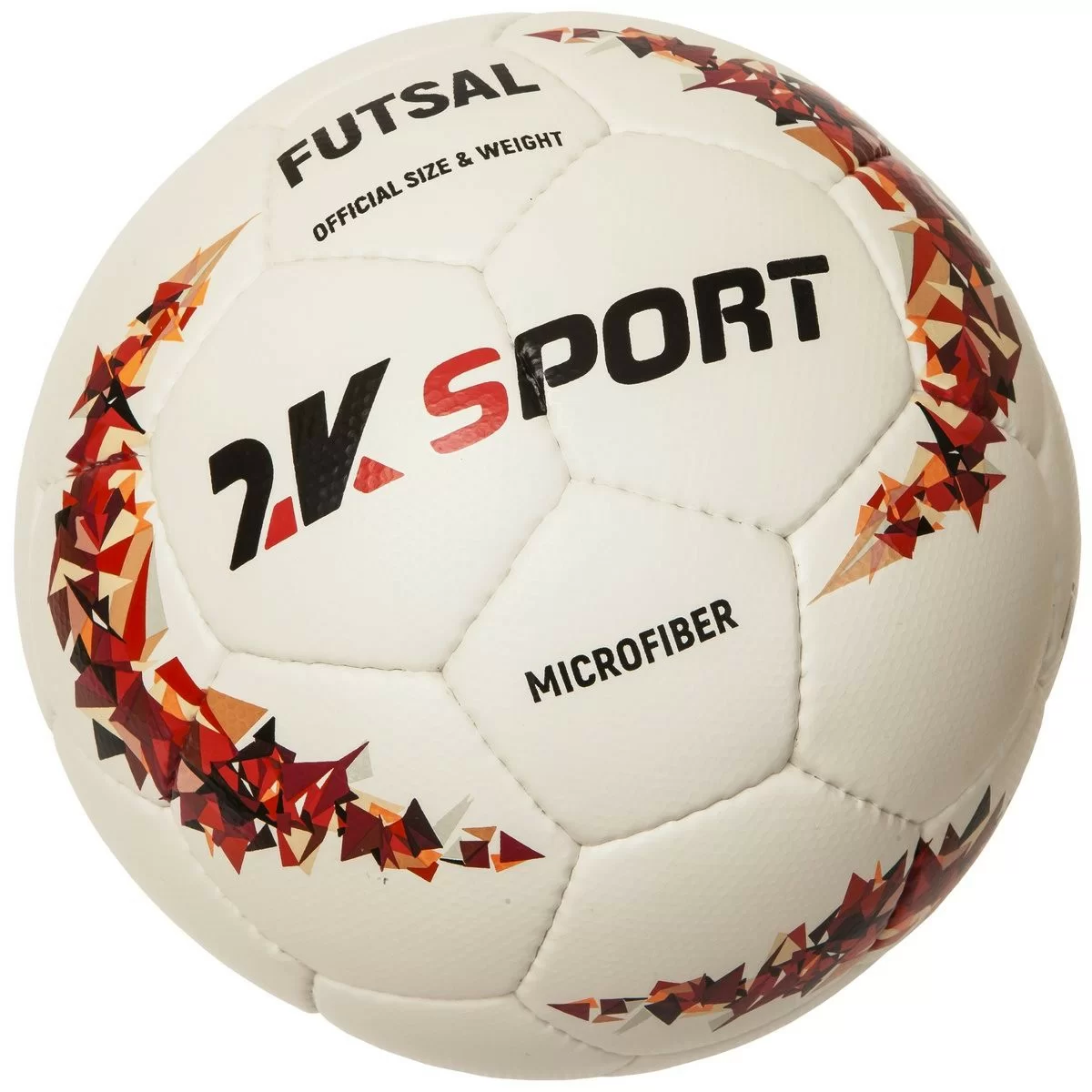 Фото Мяч футзальный 2K Sport Сrystal AMFR Approved №4 white/red 127093 со склада магазина СпортСЕ