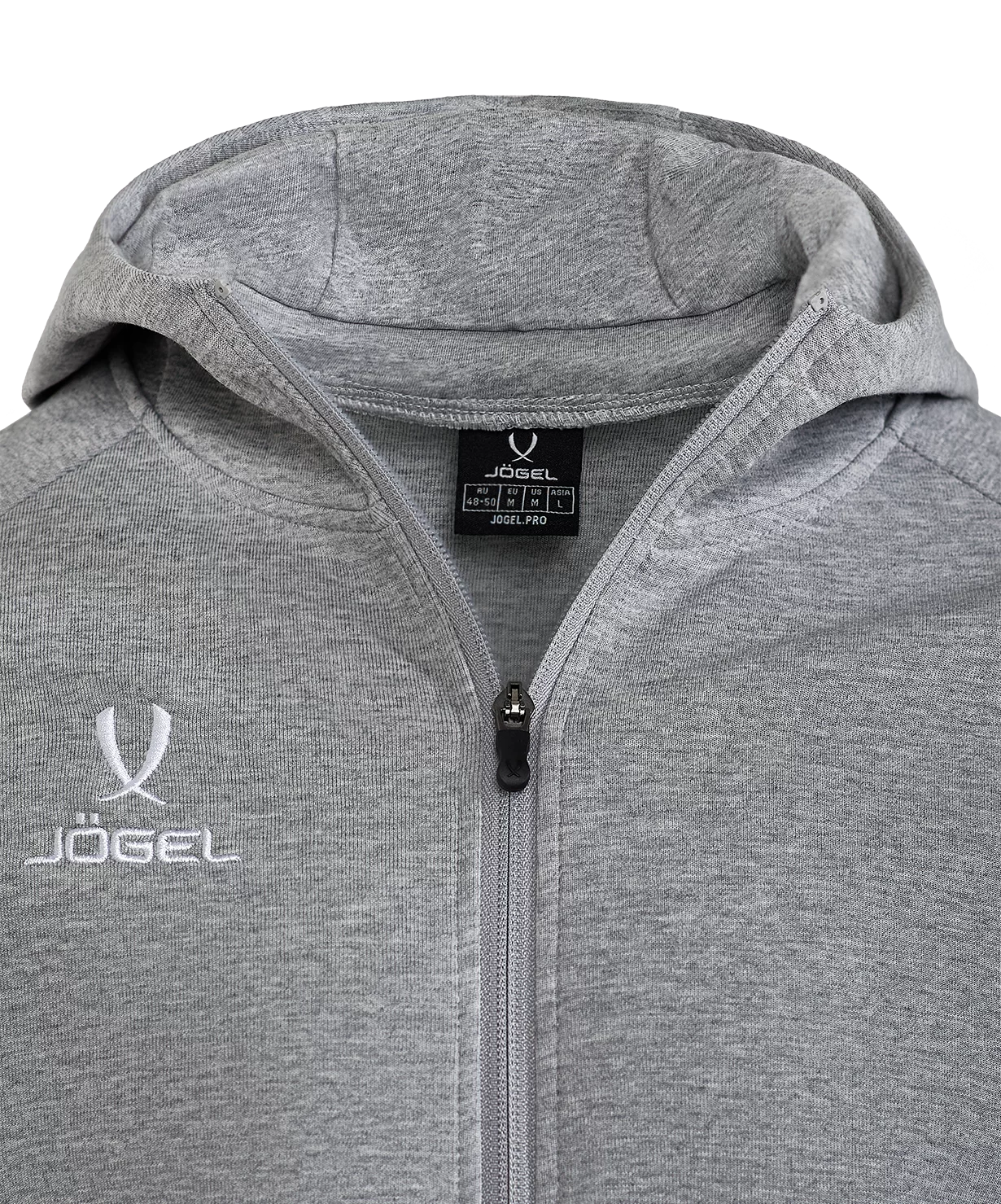 Фото Олимпийка с капюшоном ESSENTIAL Athlete Jacket, серый меланж со склада магазина СпортСЕ