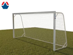 Ворота футбольные 5х2х1,5м алюминиевый профиль 80х80мм свободностоящие