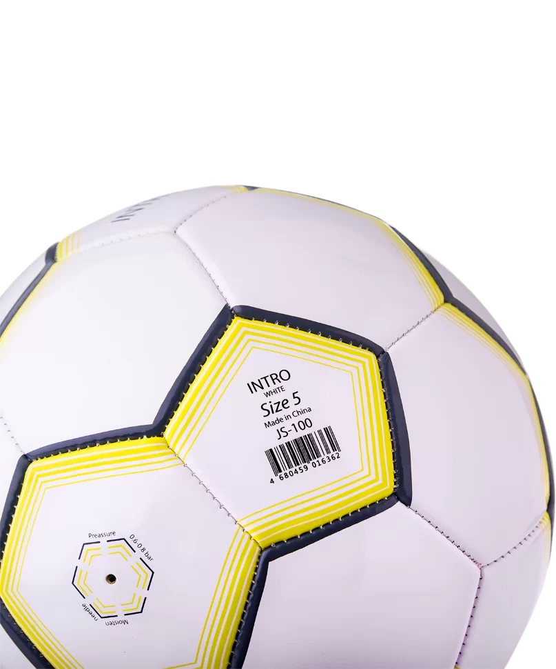 Фото Мяч футбольный Jogel JS-100 Intro №5 белый 11388 со склада магазина СпортСЕ