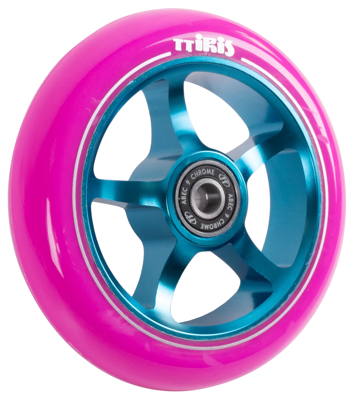 Фото Колесо для самоката TechTeam X-Treme 110*24мм Iris pink со склада магазина СпортСЕ