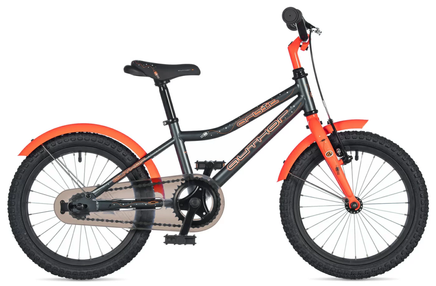 Фото Велосипед детский AUTHOR Orbit 2020 Серо-оранжевый со склада магазина СпортСЕ