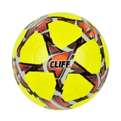 Мяч футбольный Cliff 2497 №5 PU клееный салатово-серо-оранжевый