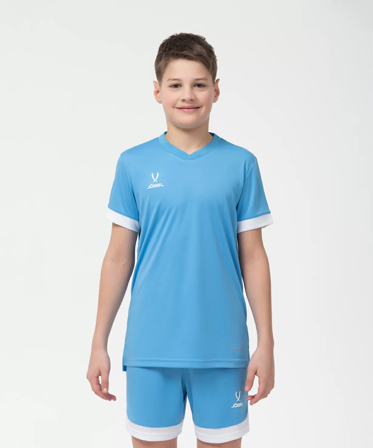 Фото Футболка игровая DIVISION PerFormDRY Union Jersey, голубой/белый/белый со склада магазина СпортСЕ