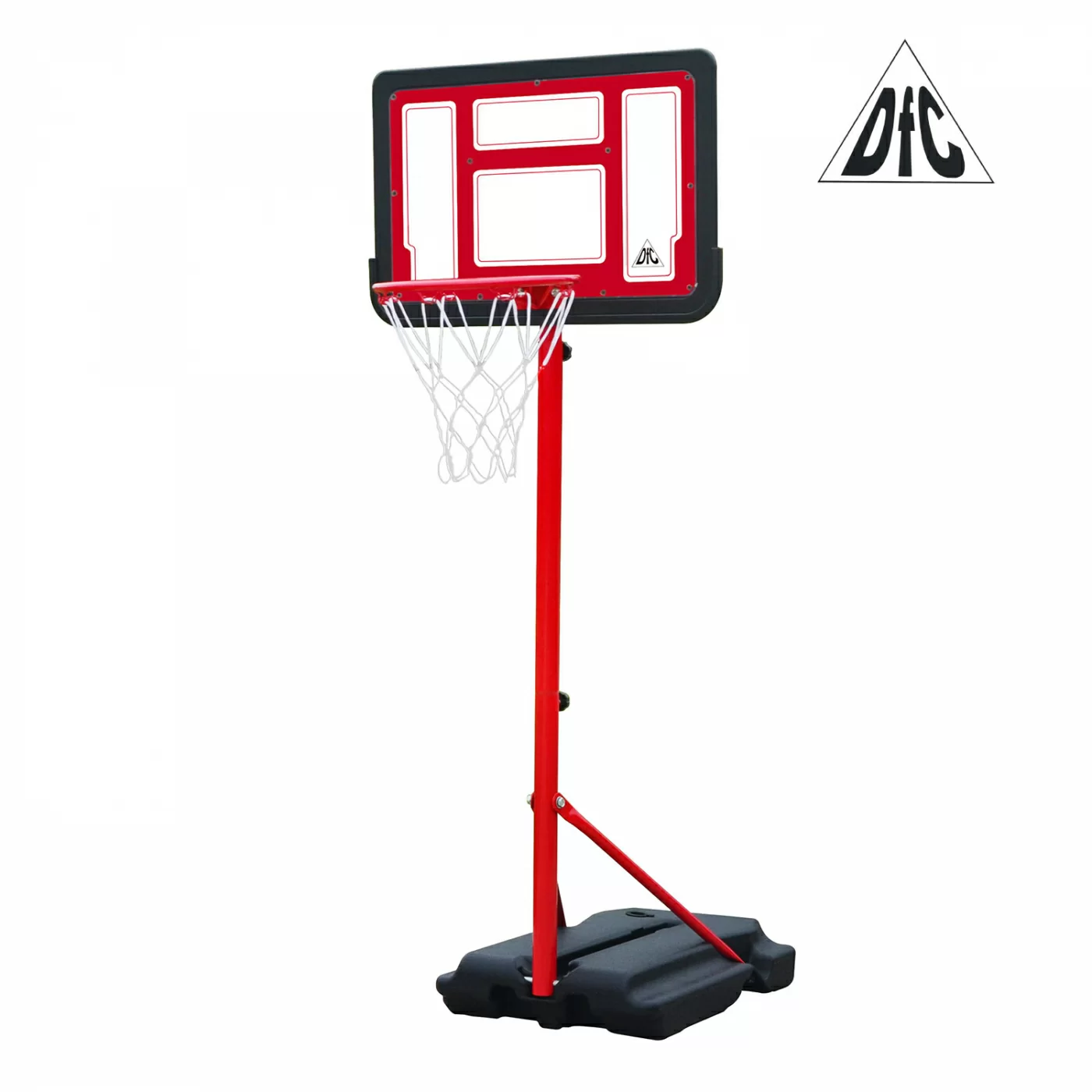 Фото Мобильная баскетбольная стойка DFC KIDSB2 п/п черн.щит со склада магазина СпортСЕ