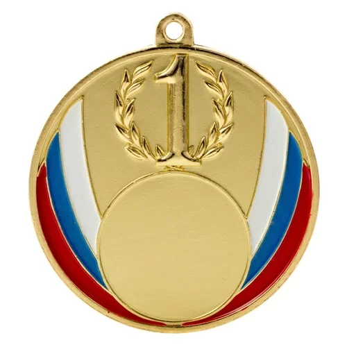 Фото Медаль 50мм PR  золото 100.01 со склада магазина СпортСЕ