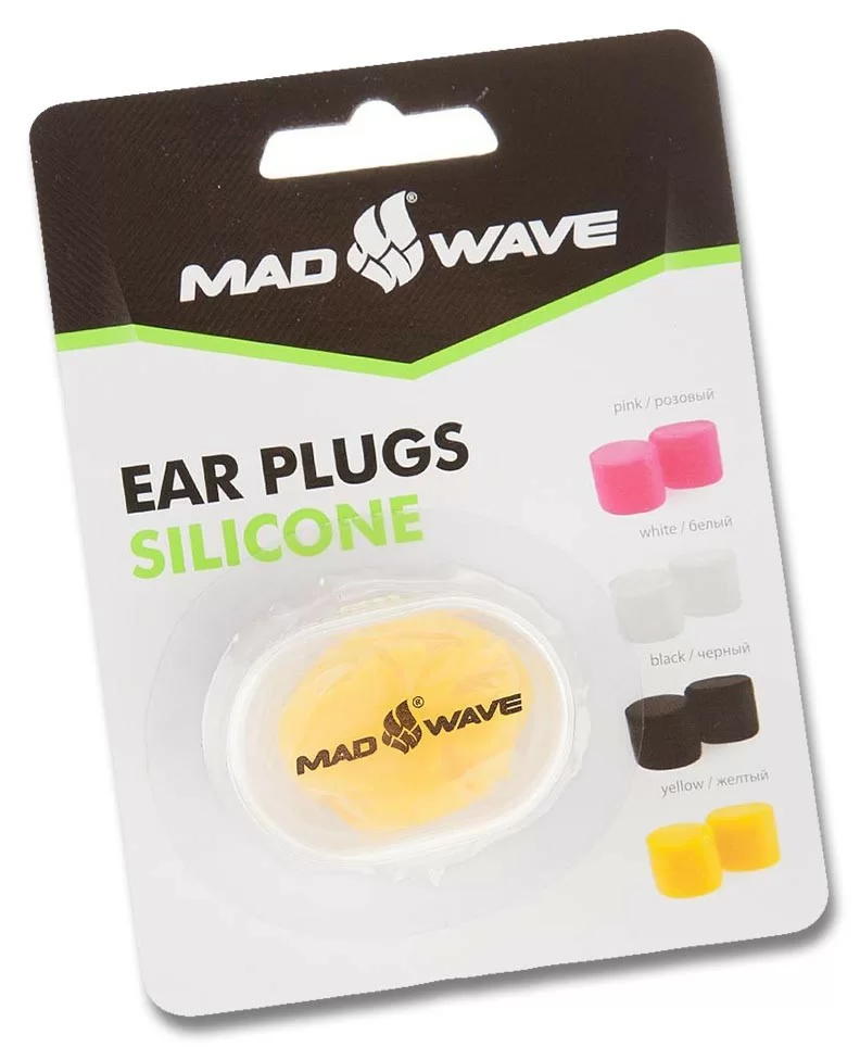Фото Беруши Mad Wave Ear plugs silicone white M0714 01 0 02W со склада магазина СпортСЕ