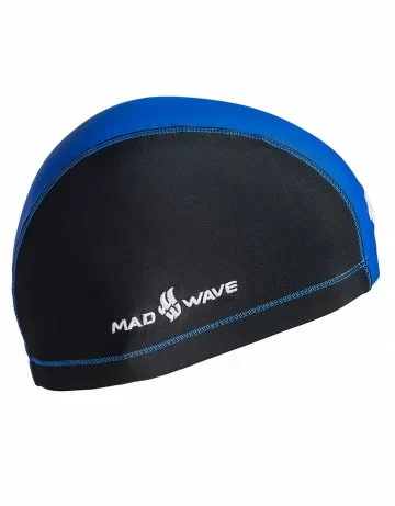 Фото Шапочка для плавания Mad Wave Duotone black/blue  M0527 02 0 04W со склада магазина СпортСЕ