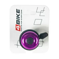 Звонок 4Bike BB3207-Pur алюминий+пластик d-40мм пурпурный ARV100030
