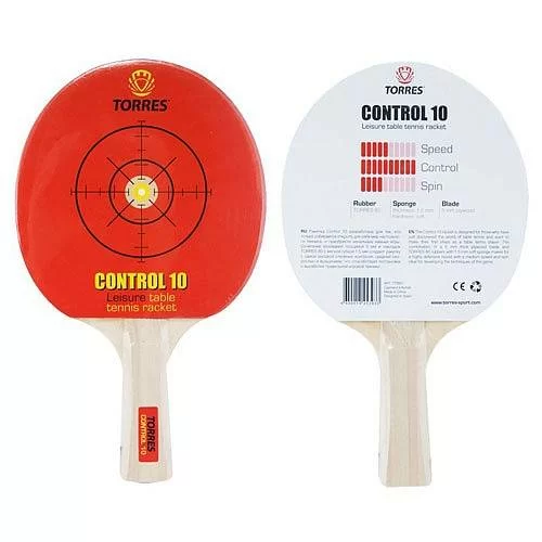 Фото Ракетка для настольного тенниса Torres Control 10 TT0001 со склада магазина СпортСЕ
