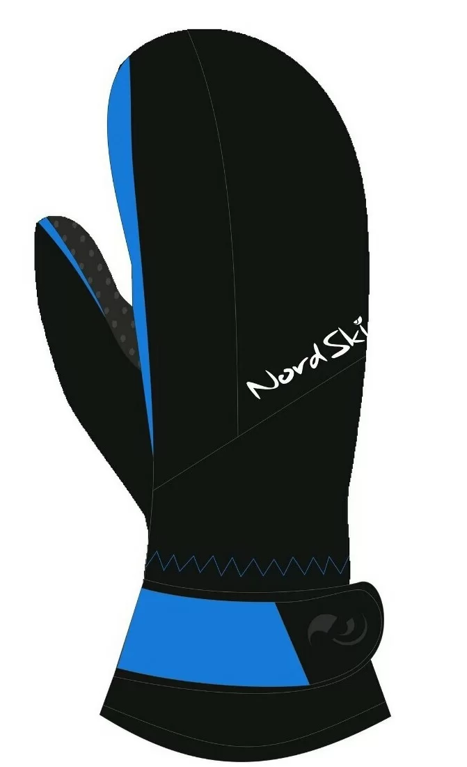 Фото Варежки Nordski Arctic Black/Blue Membrane NSV230170 со склада магазина СпортСЕ