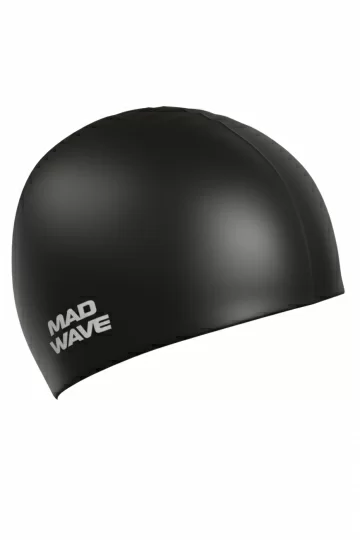 Фото Шапочка для плавания Mad Wave Intensiv Big black M0531 12 2 01W со склада магазина СпортСЕ