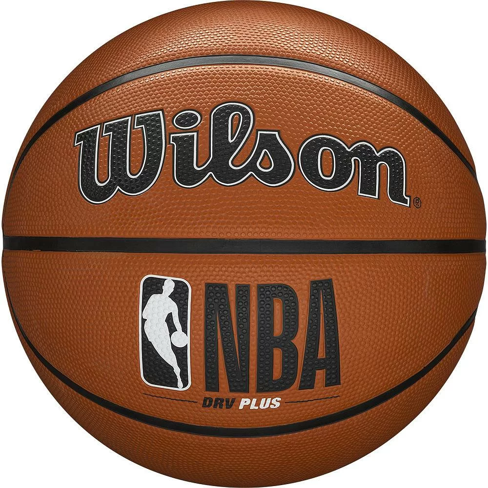 Фото Мяч баскетбольный Wilson NBA DRV Plus  №7 коричневый WTB9200XB07 со склада магазина СпортСЕ