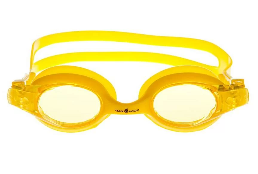 Фото Очки для плавания Mad Wave Junior Autosplash yellow M0419 02 0 06W со склада магазина СпортСЕ