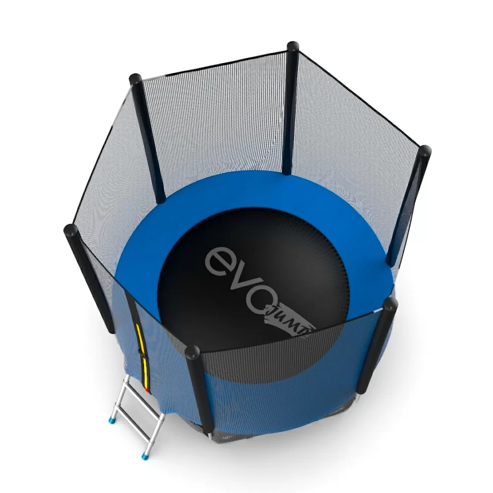 EVO JUMP External 6ft (Blue) + Lower net. Батут с внешней сеткой и лестницей, диаметр 6ft (синий) + нижняя сеть EVO JUMP External 6ft (Blue) + Lower net. Батут с внешней сеткой и лестницей, диаметр 6ft (синий) + нижняя сеть по низким ценам в Томске и Северске