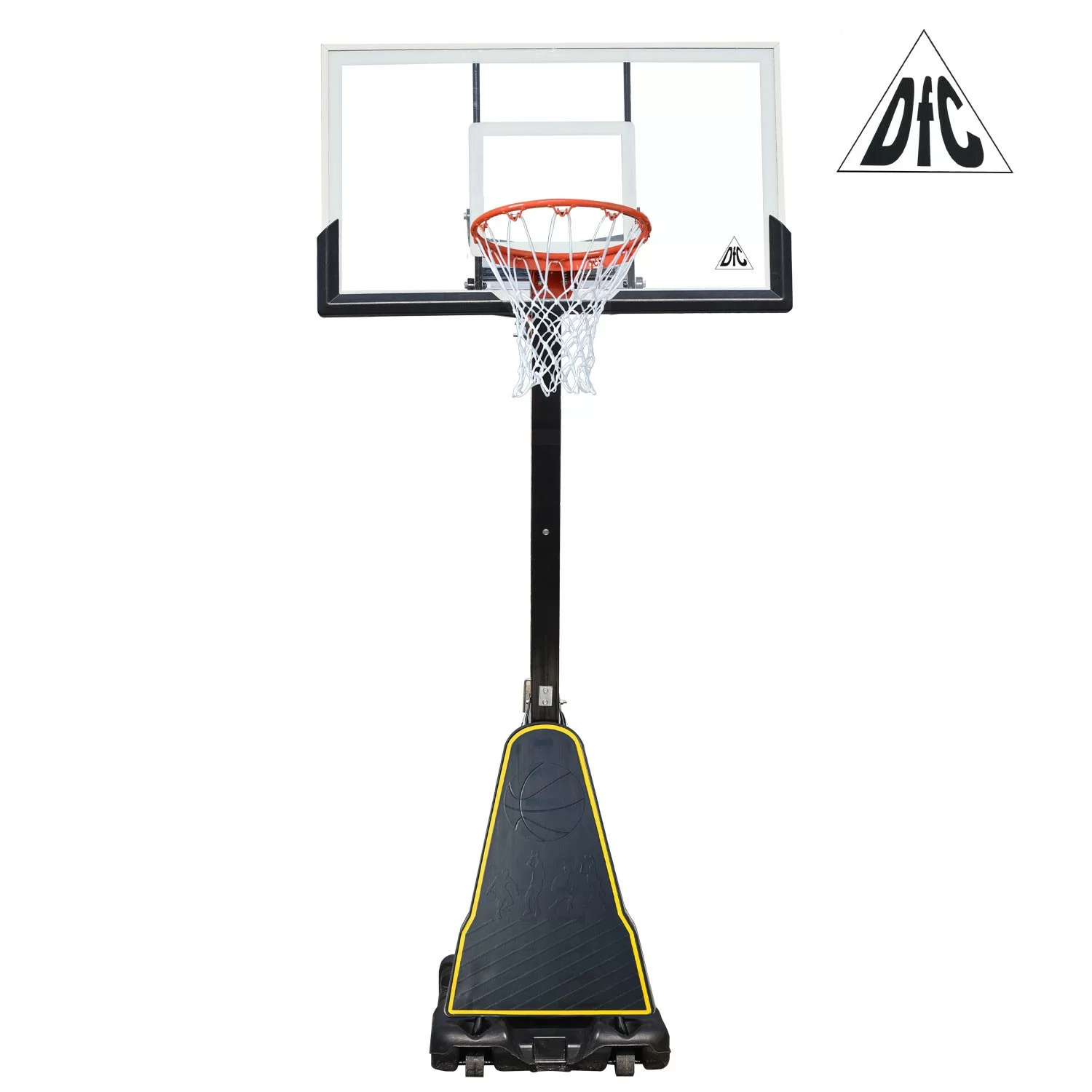 Фото Баскетбольная мобильная стойка DFC STAND54G 136x80cm стеклo со склада магазина СпортСЕ