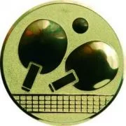 Фото Вставка для медалей D1 A46/G 25 мм настольный теннис со склада магазина СпортСЕ